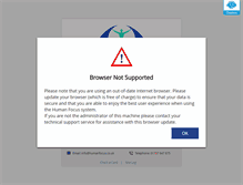 Tablet Screenshot of humanfocus.org.uk